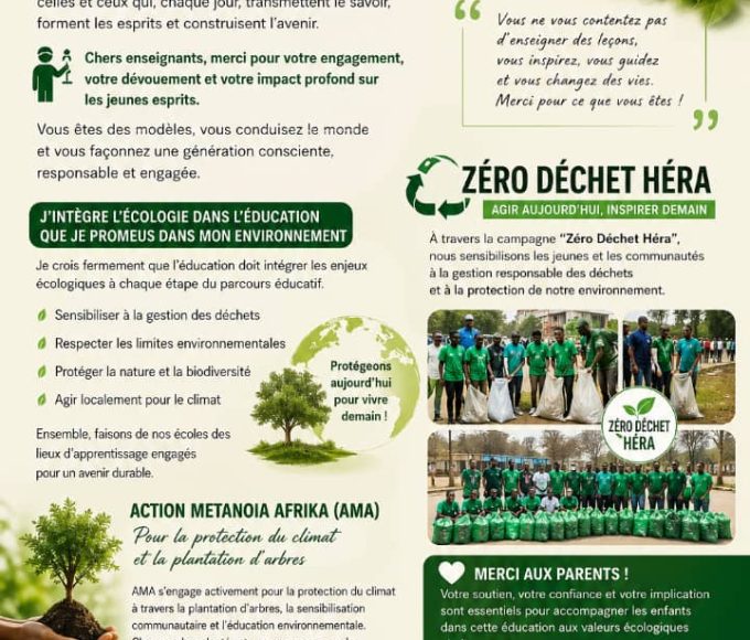 En cette journée spéciale dédiée à l’enseignement, nous rendons hommage à toutes celles et ceux qui façonnent les esprits, éveillent les consciences et construisent l’avenir.