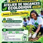 Action Metanoia Afrika (AMA) invite les jeunes de Lubumbashi à postuler à son Atelier de Vacances Écologique – Édition 2, placé sous le thème : « Jeunesse et Résilience Climatique »